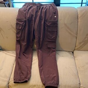 Men's Casual Cargo Pants in Deep Brown